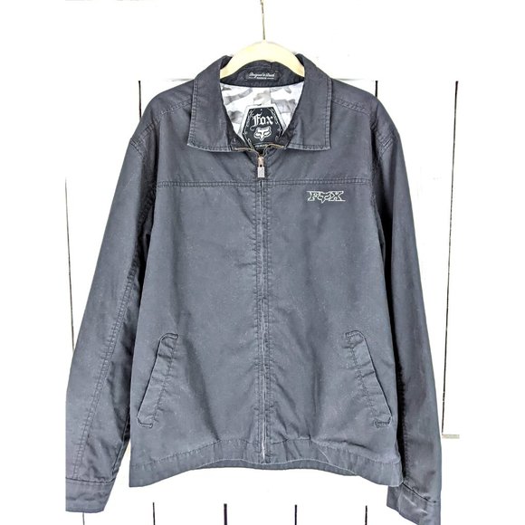 Vintage Fox black brushed cotton jacket - Picture 2 of 5